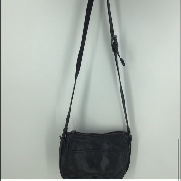 Kooba Black Leather Crossbody Purse Bag Satchel - Picture 11 of 11